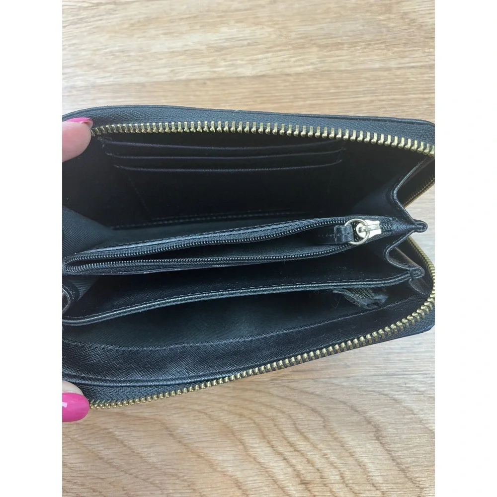 Fossil Leather Zip Around Color Block Women's‎ Wallet